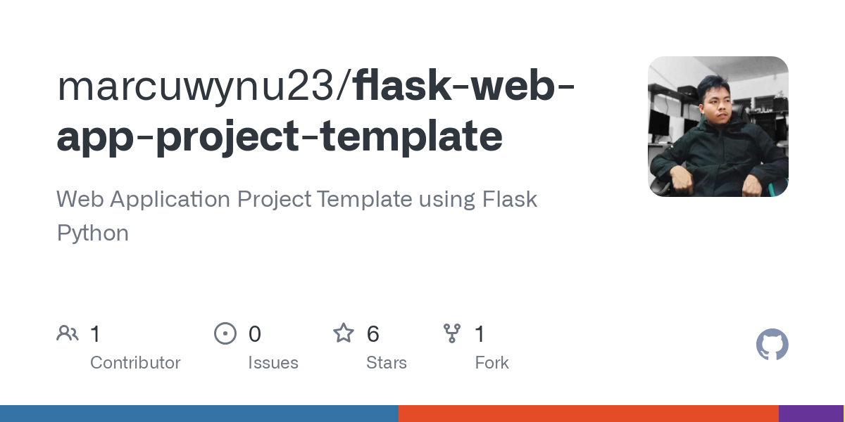 flask web app project template