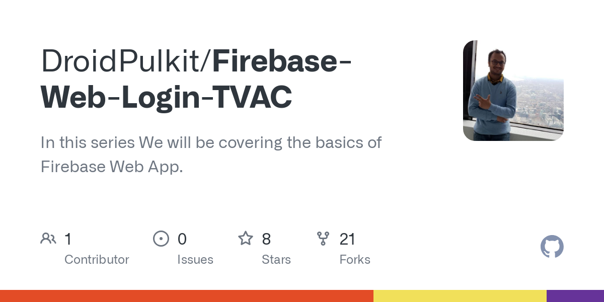 Firebase Web Login TVAC