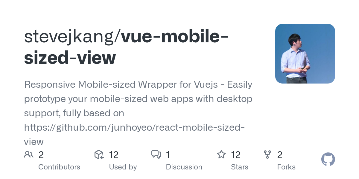 vue mobile sized view