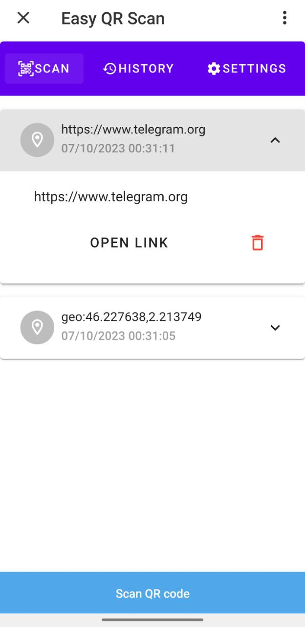 Pindai kode QR dengan Telegram!