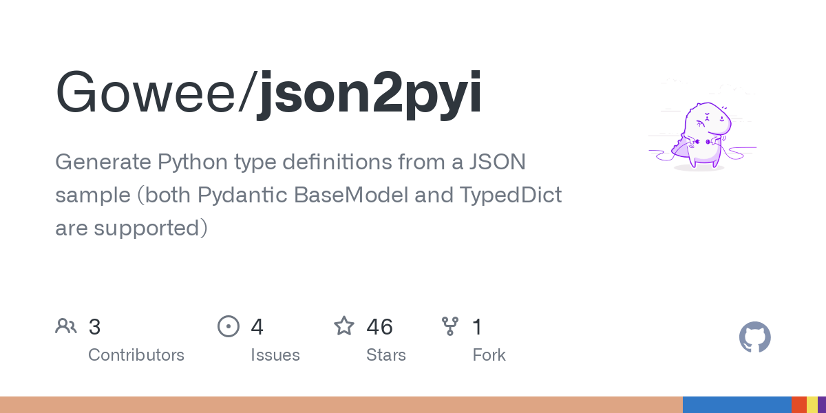 json2pyi