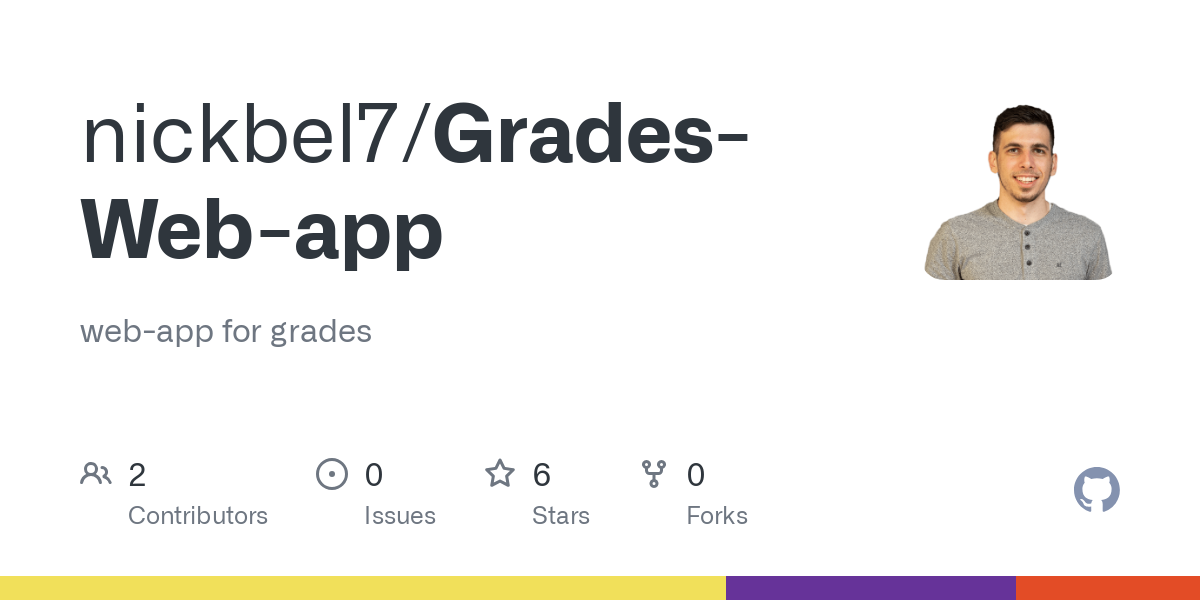 Grades Web app