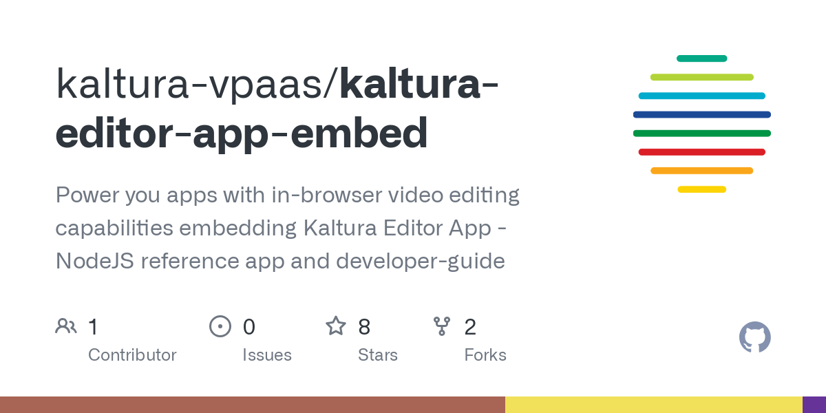 kaltura editor app embed