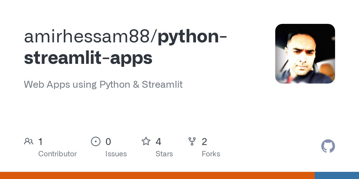 python streamlit apps