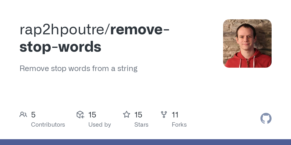 remove stop words