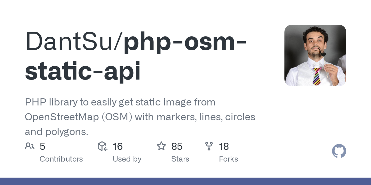 php osm static api