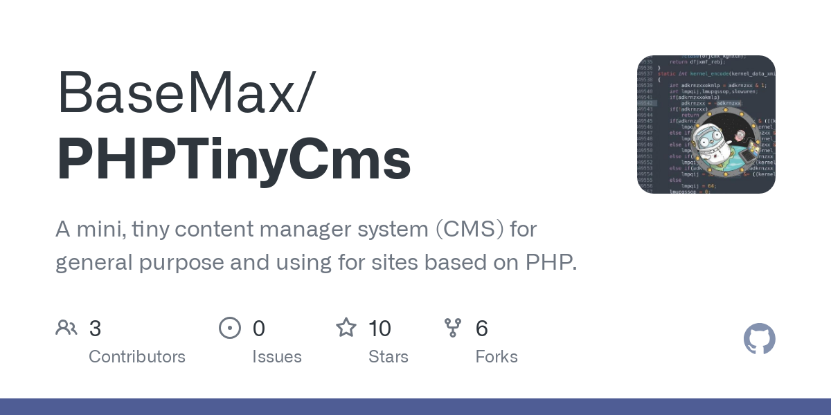 PHPTinyCms