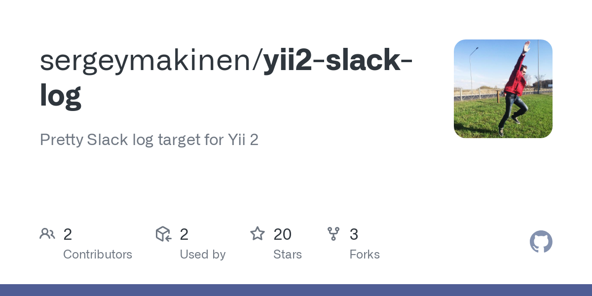 yii2 slack log