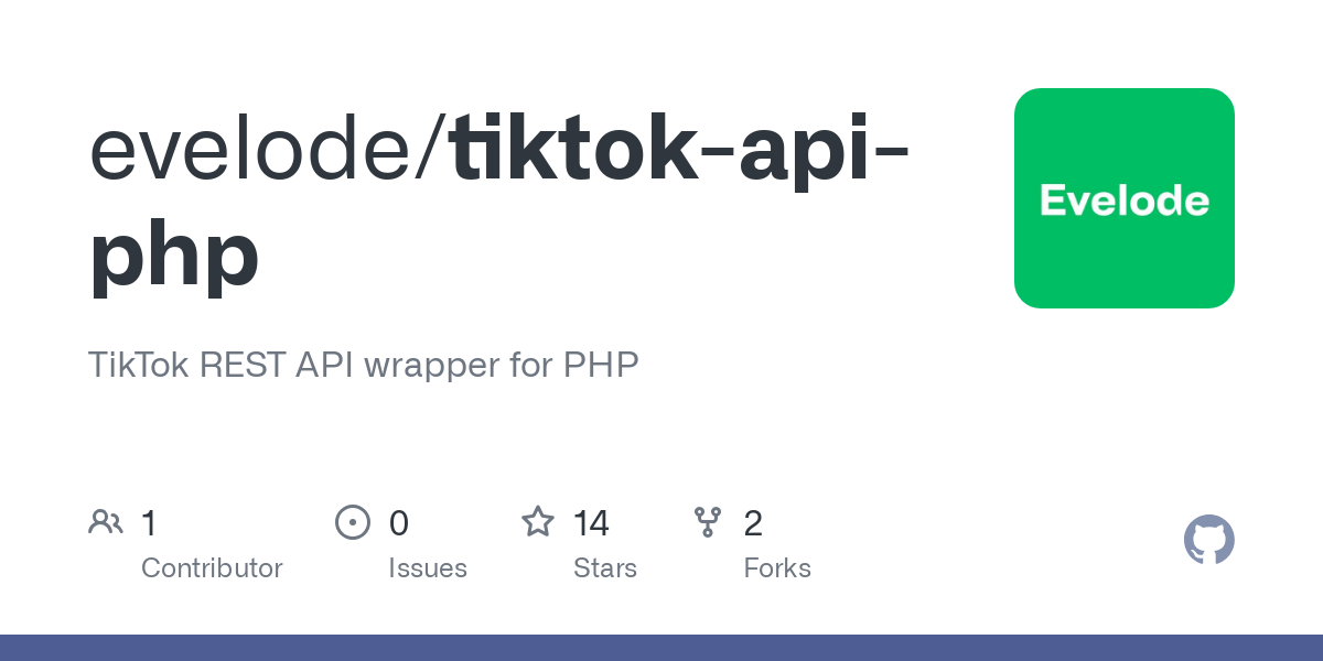 tiktok api php