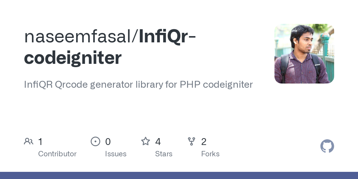 InfiQr codeigniter