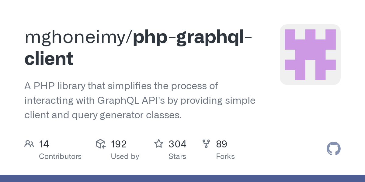 php graphql client