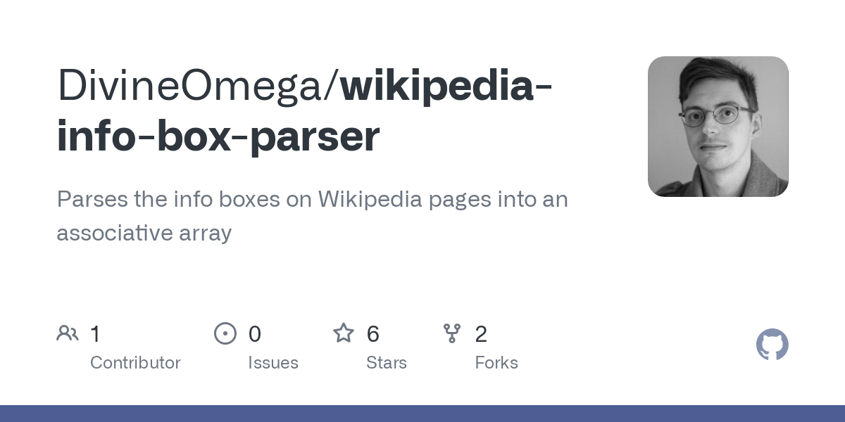 wikipedia info box parser