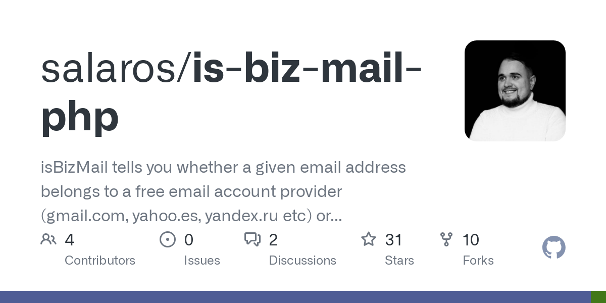 is biz mail php