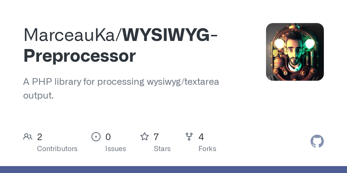 WYSIWYG Preprocessor