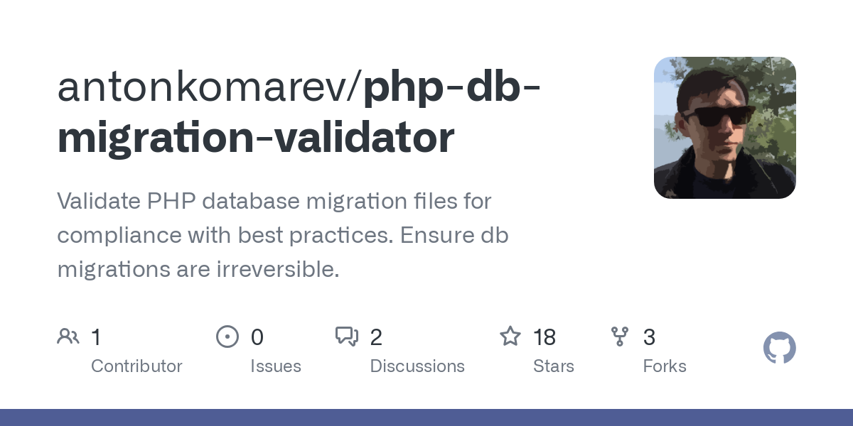 php db migration validator