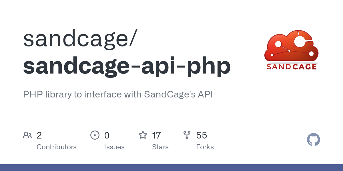 sandcage api php