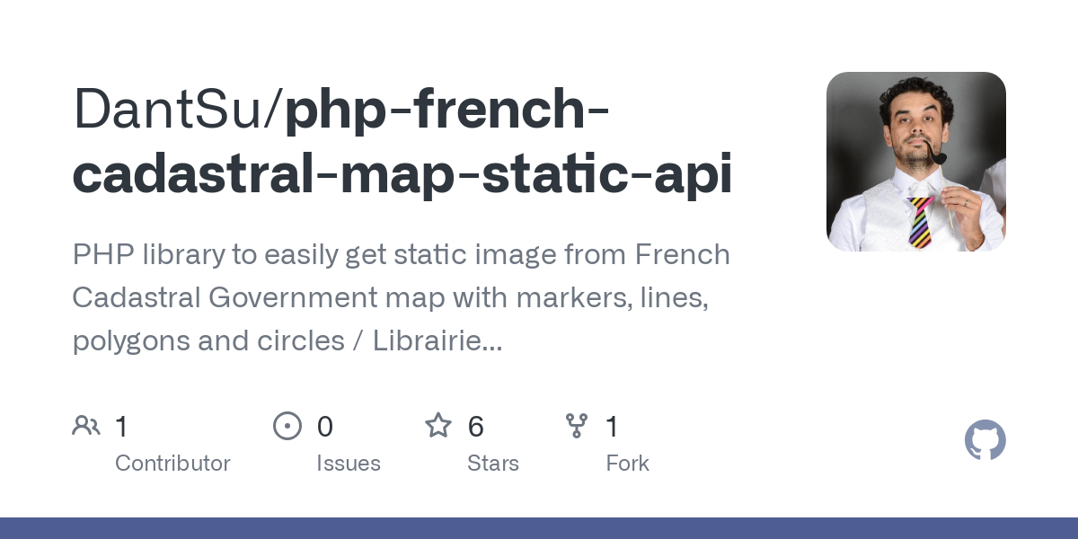 php french cadastral map static api