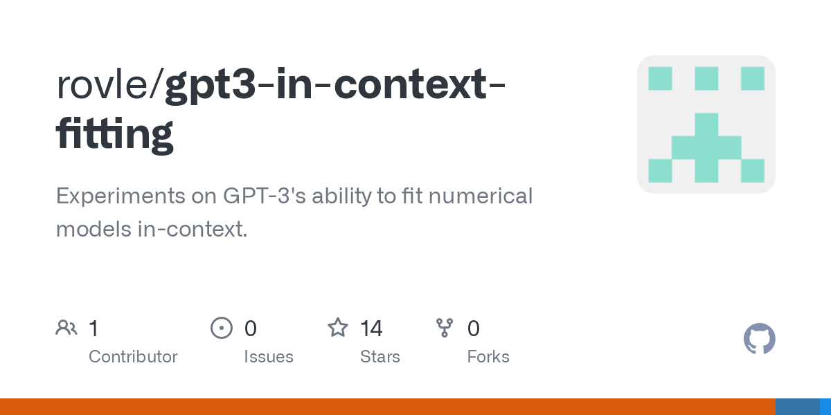 gpt3 in context fitting