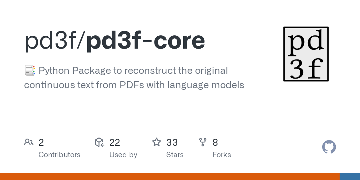 pd3f core