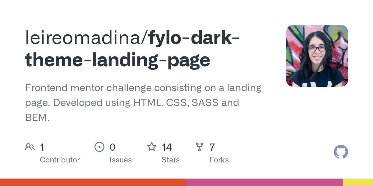 fylo dark theme landing page