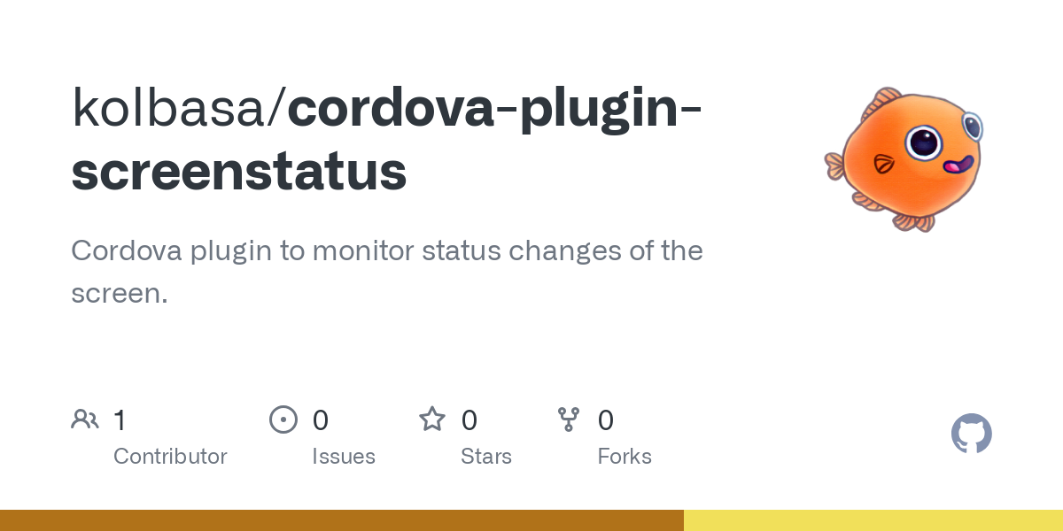 cordova plugin screenstatus