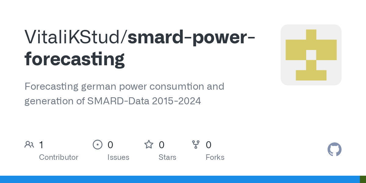 smard power forecasting