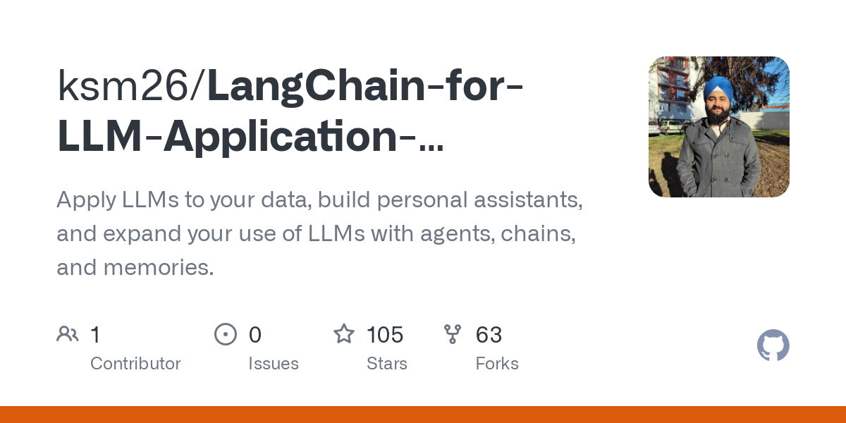 LangChain for LLM Application Development