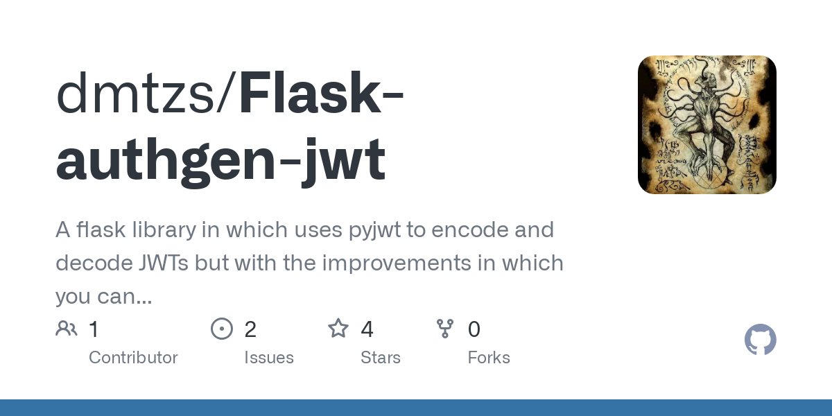 Flask authgen jwt