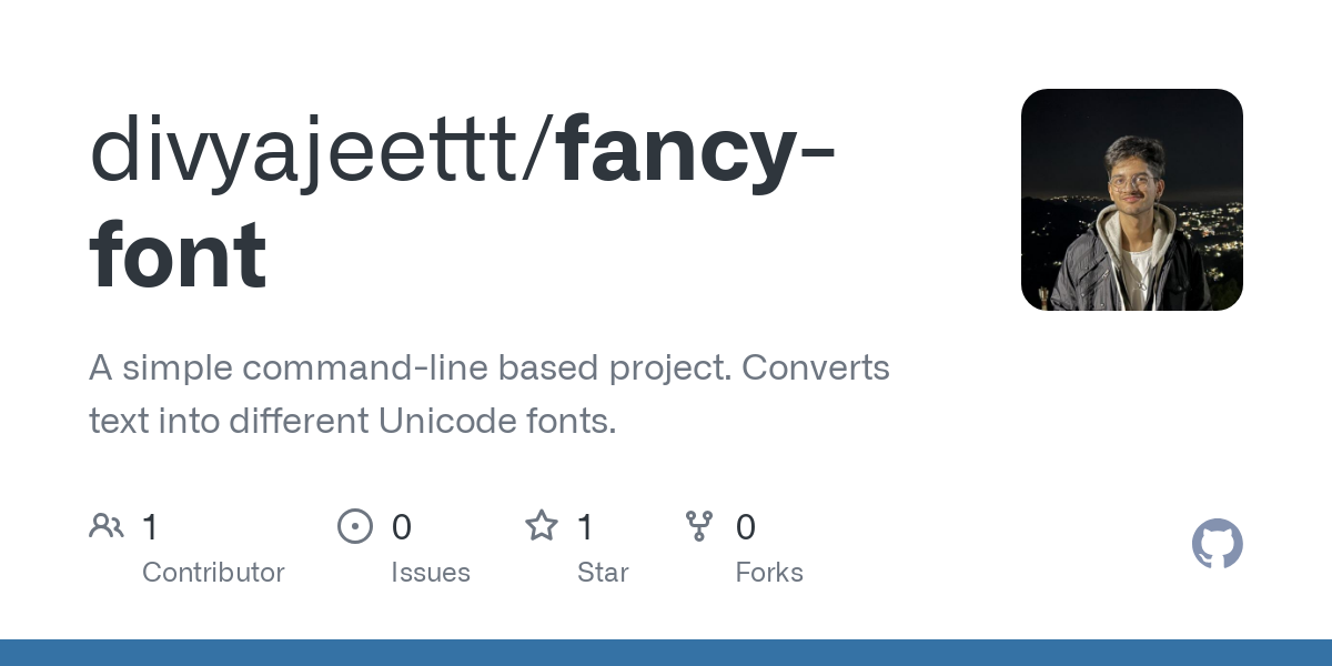 fancy font