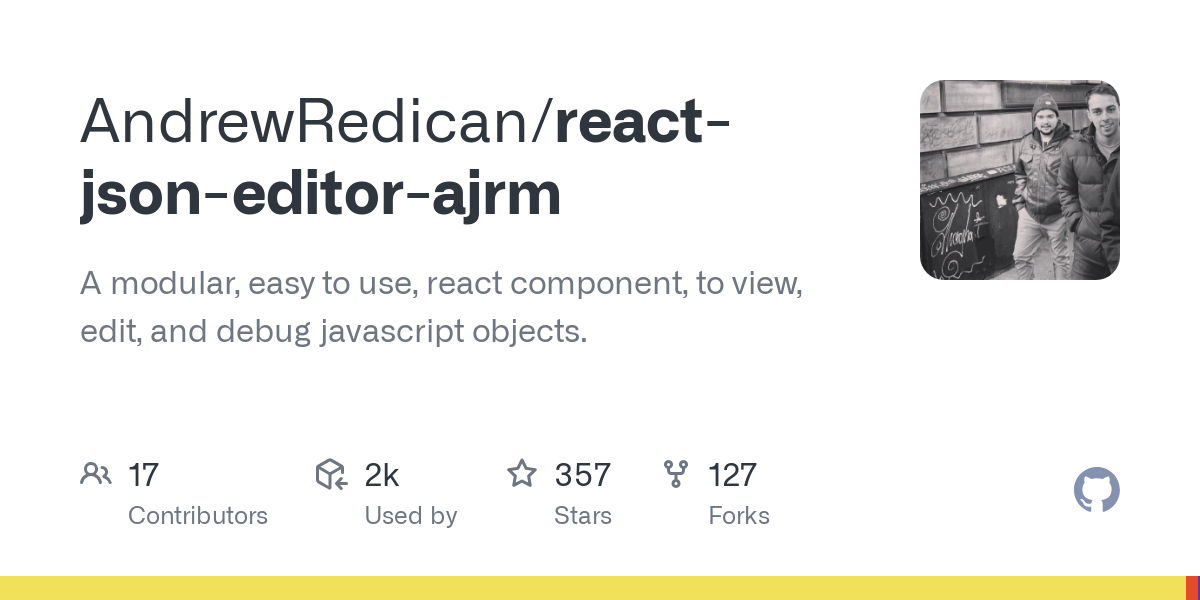 react json editor ajrm