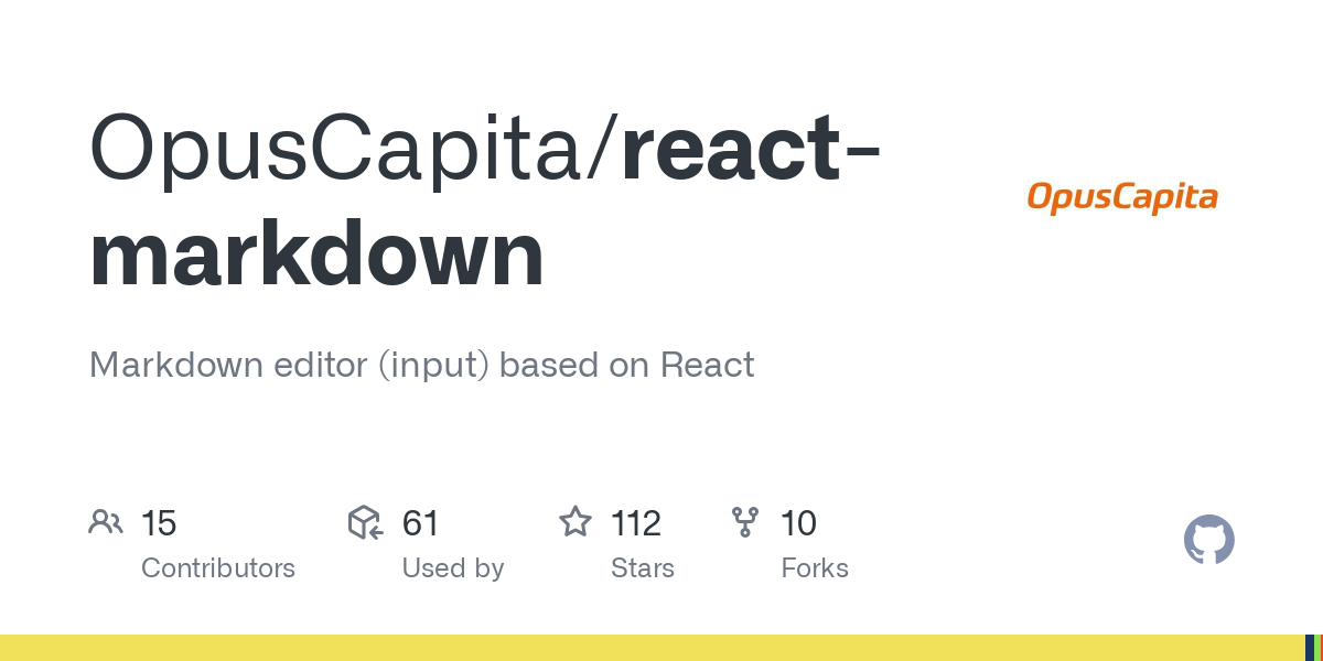 react markdown