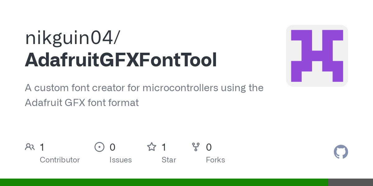 AdafruitGFXFontTool