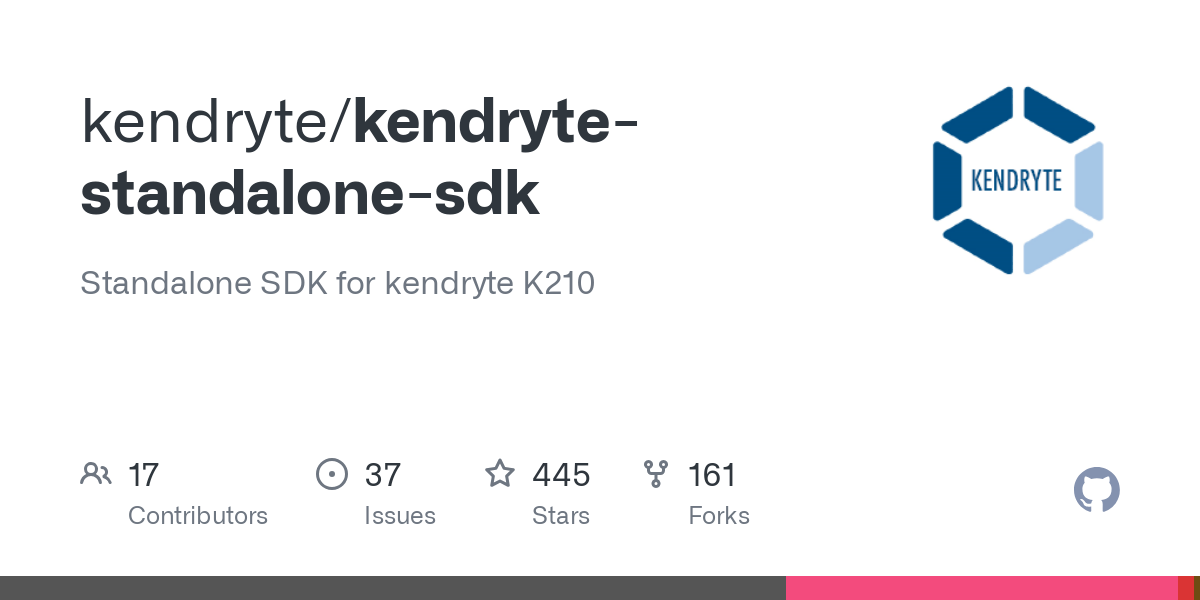 kendryte standalone sdk