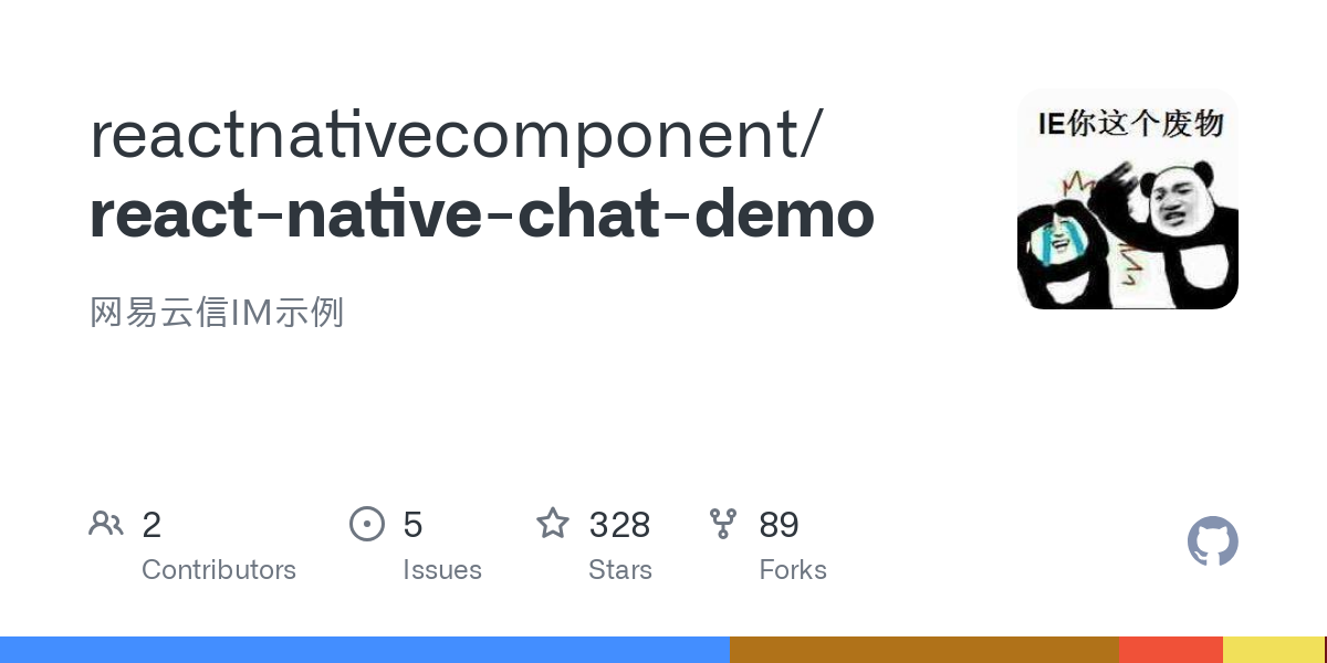 react native chat demo