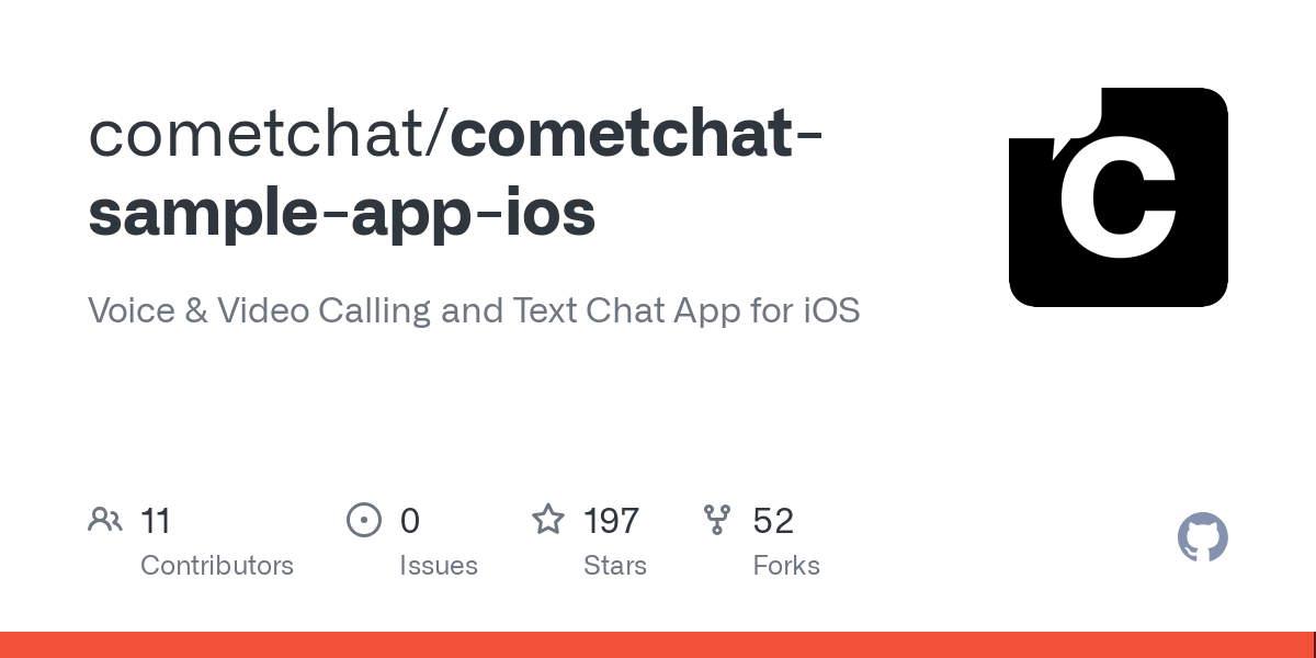 cometchat sample app ios