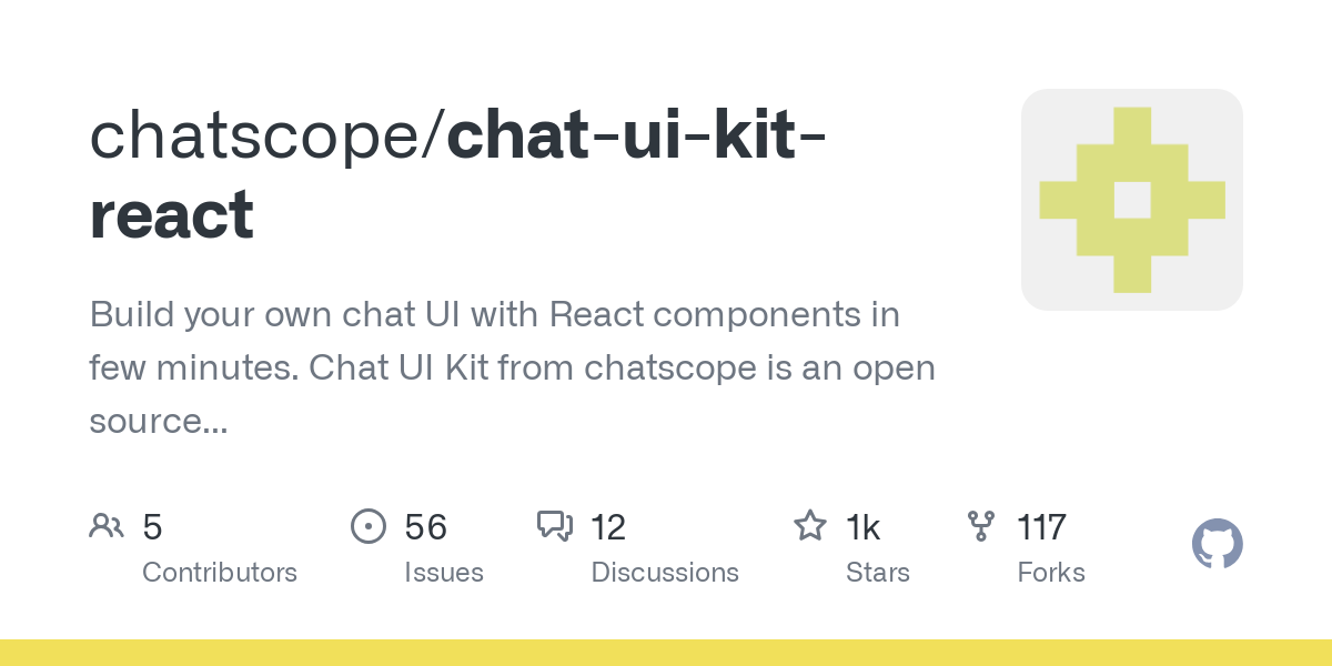 chat ui kit react