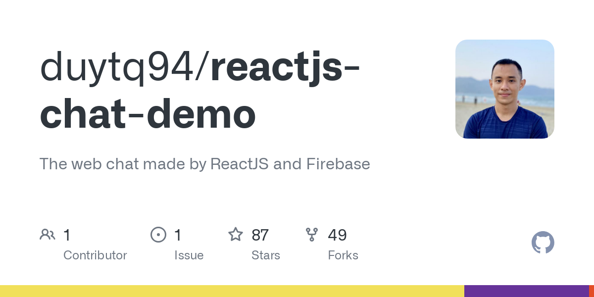 reactjs chat demo