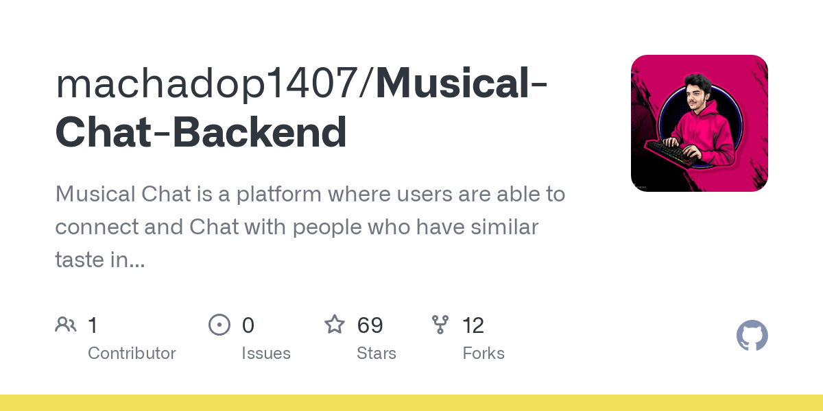 Musical Chat Backend