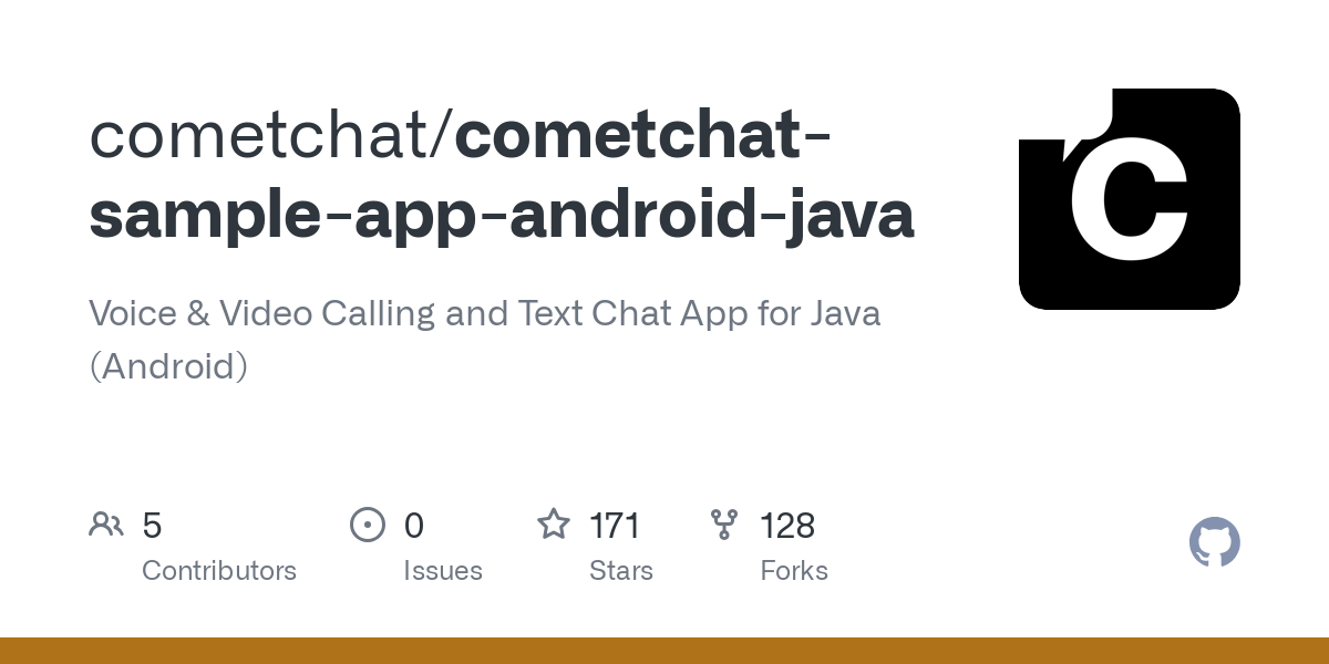 cometchat sample app android java