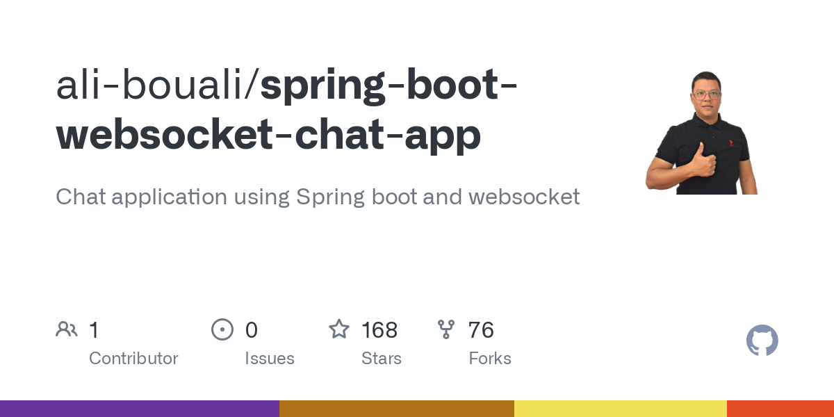 spring boot websocket chat app