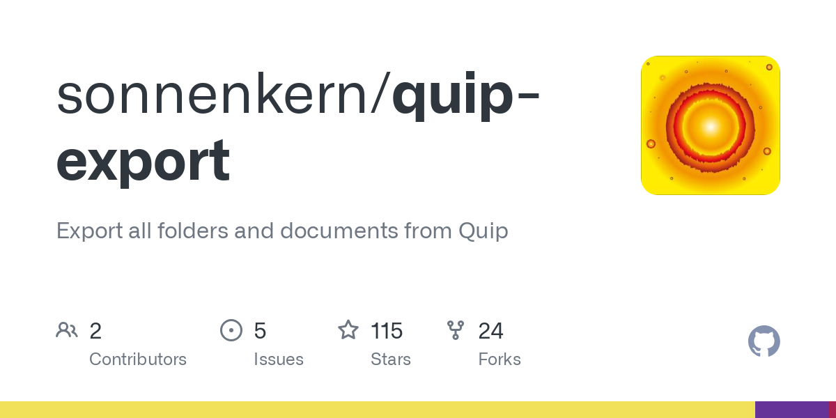 quip export