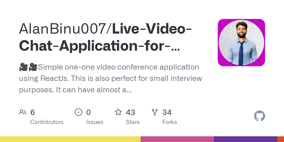 Live Video Chat Application for Interview purposes