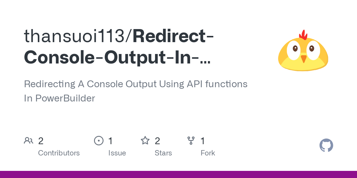 Redirect Console Output In PowerBuilder