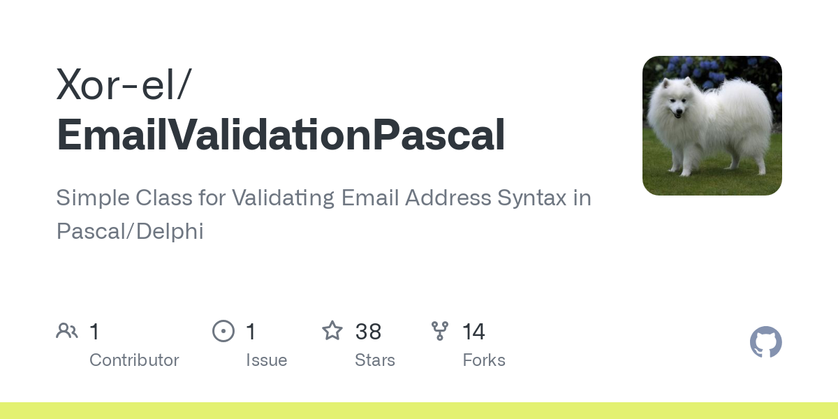 EmailValidationPascal