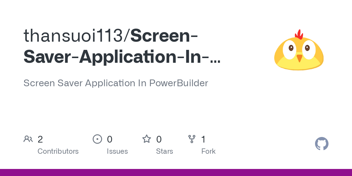 Screen Saver Application In PowerBuilder