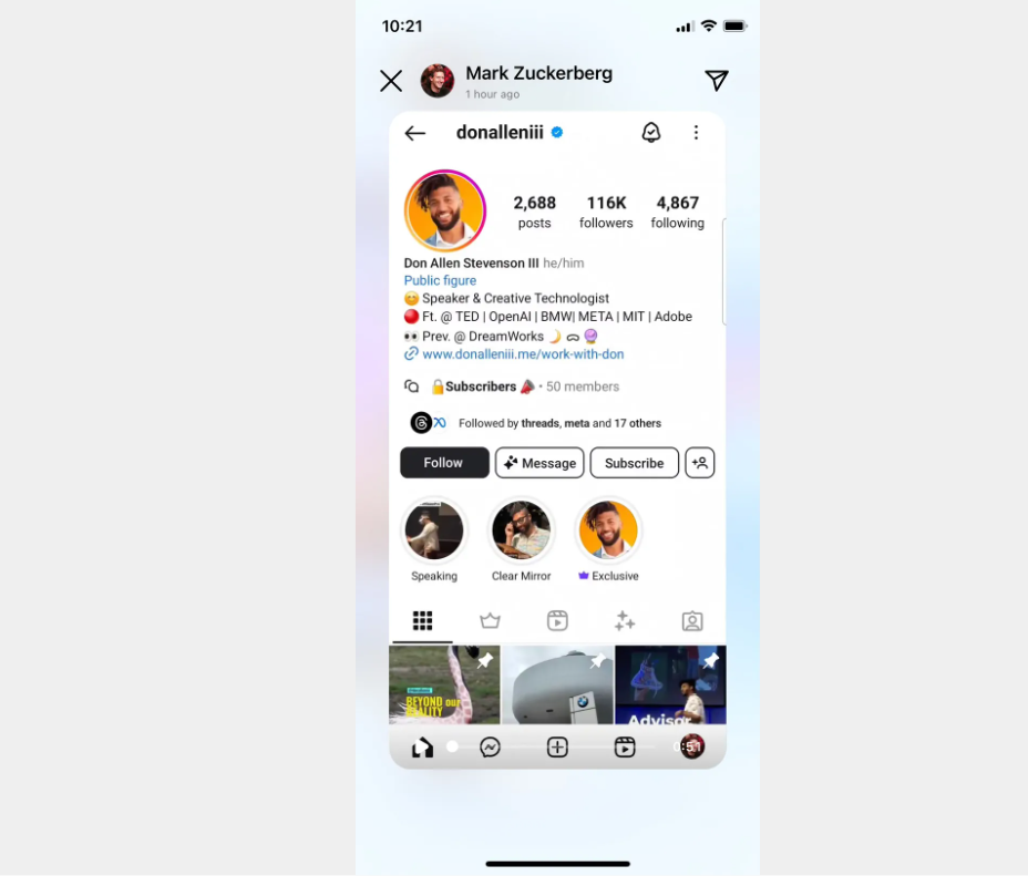 Instagram führt „AI Studio“ ein, um einigen YouTubern die Möglichkeit zu geben, ihre eigenen KI-Chatbots zu erstellen