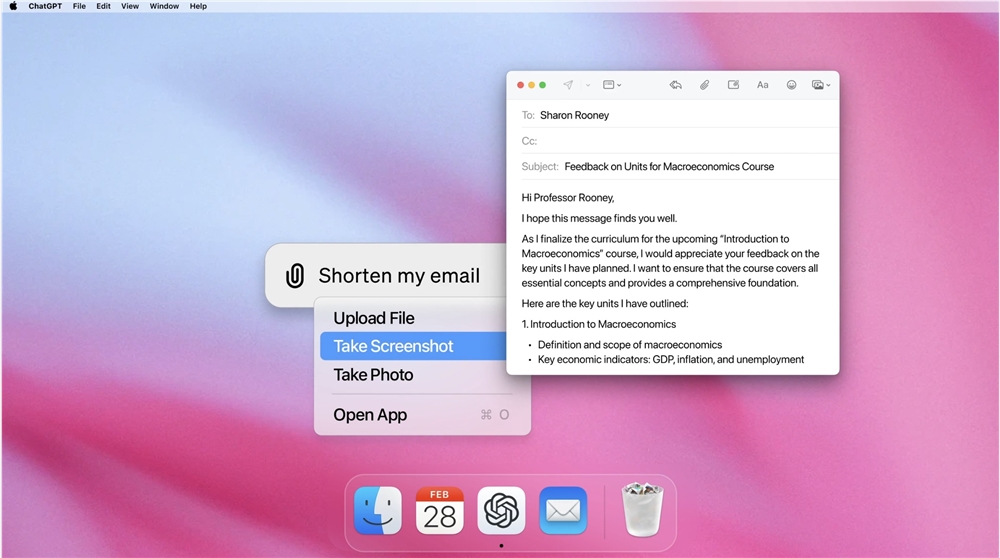 ChatGPT เปิดตัวไคลเอนต์ Mac ที่สามารถเปิดใช้งานได้อย่างรวดเร็วด้วยปุ่มลัดเพียงปุ่มเดียว
