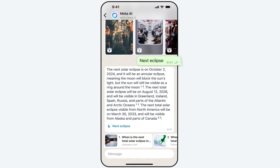 Meta เปิดตัวแชทบอท AI ให้กับผู้ใช้ทุกคนในอินเดียเป็นภาษาอังกฤษเท่านั้น