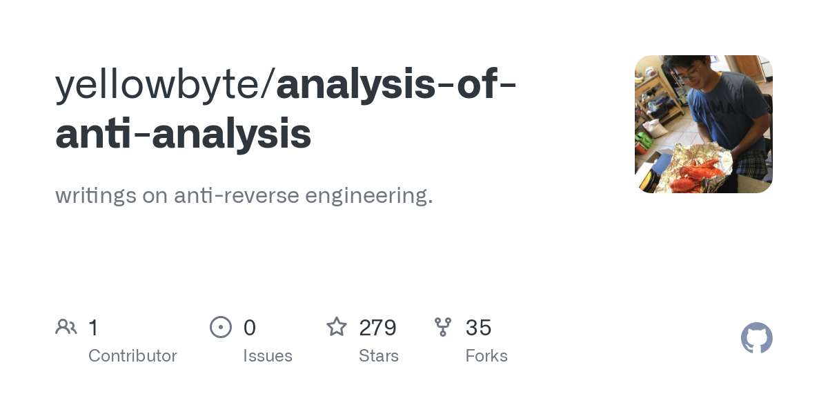 analysis of anti analysis