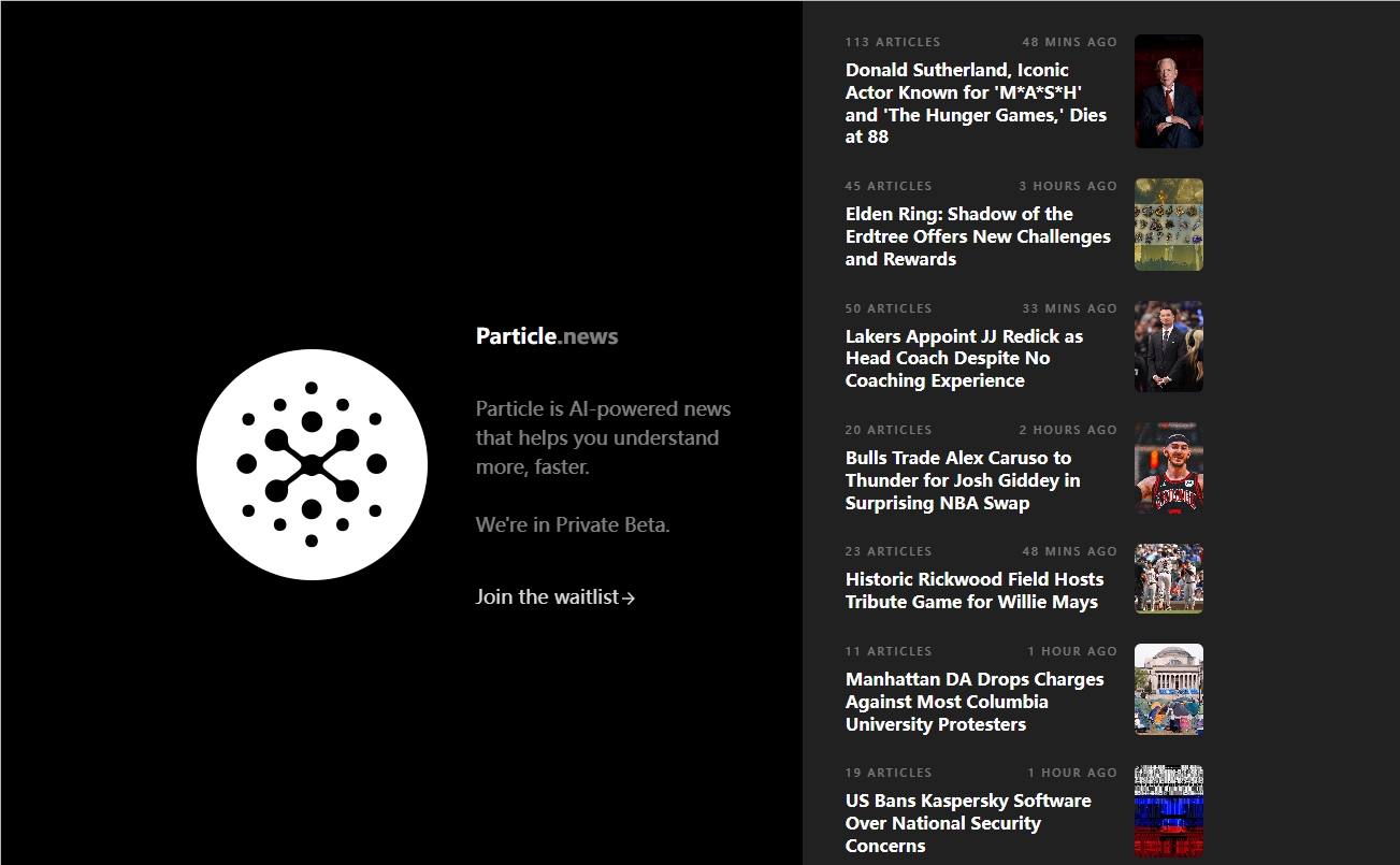 อดีตวิศวกร Twitter พัฒนาโปรแกรมอ่านข่าว AI Particle NEW และได้รับเงินทุนหลายสิบล้านดอลลาร์